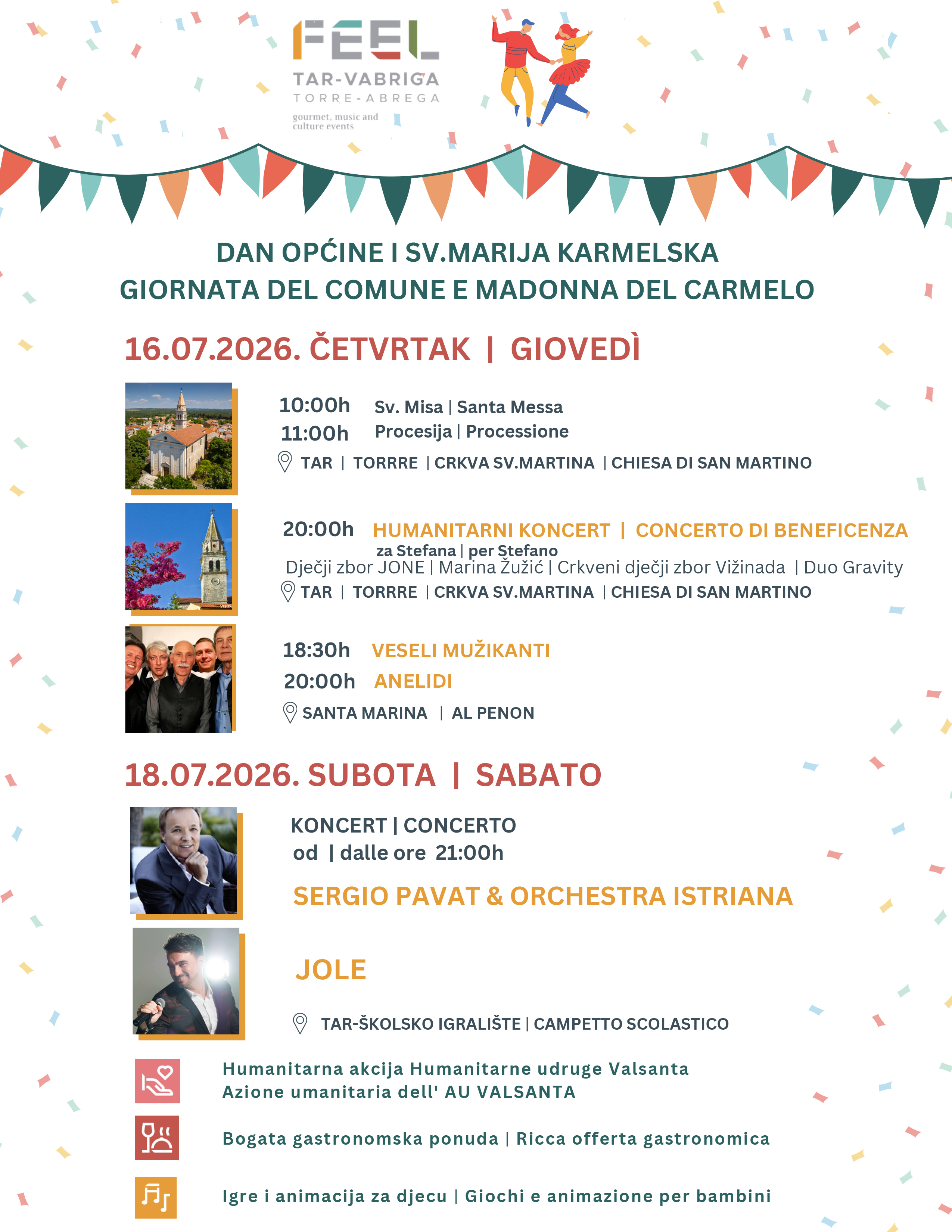 karmelska 2026 Tar program