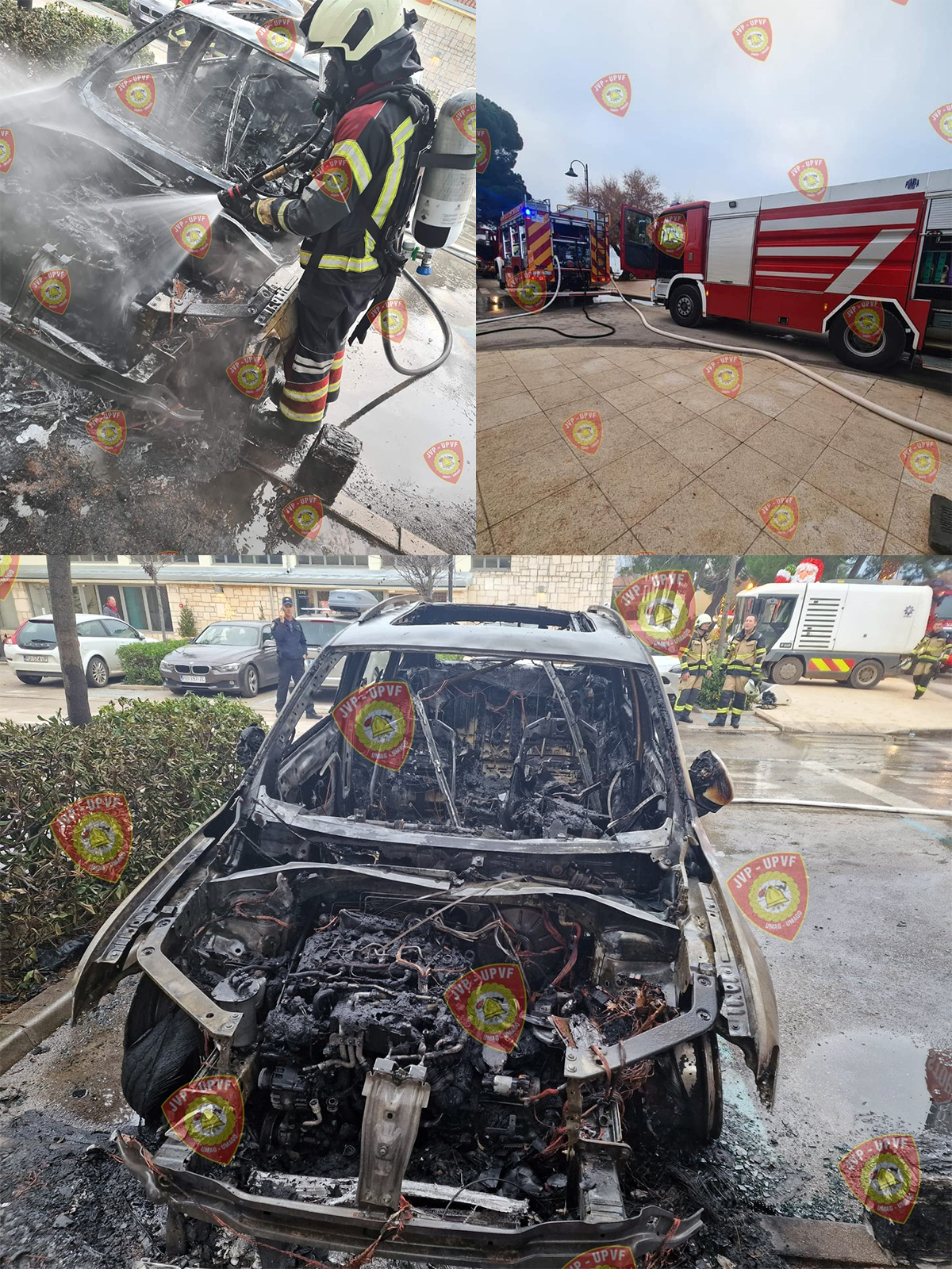 Požar Novigrad auto