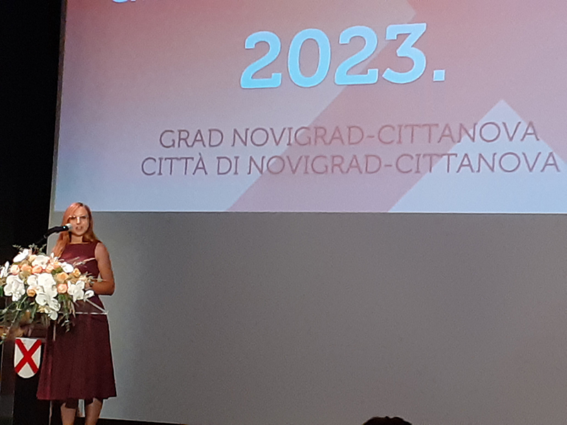 Novigrad, svečana sjednica 2023- -Jessica Aquavita