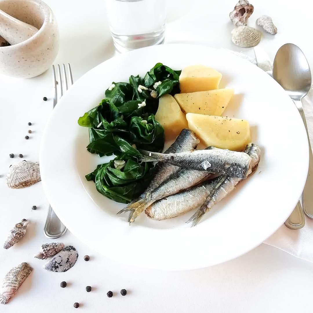 Dan planeta Zemlje Novigrad 2024-, riba, blitva i krumpir, hrana