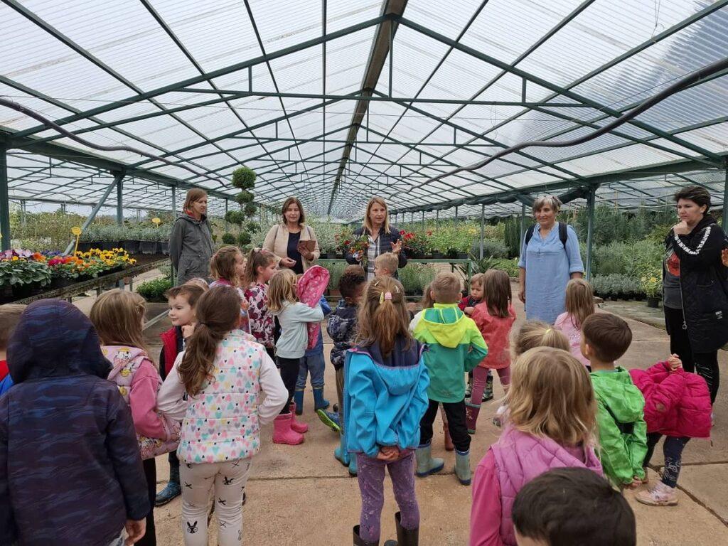 Novigrad OPG Krevatin i rasadnik Frančeskija, posjet zdravi vrt vrtiću, cvijeće
