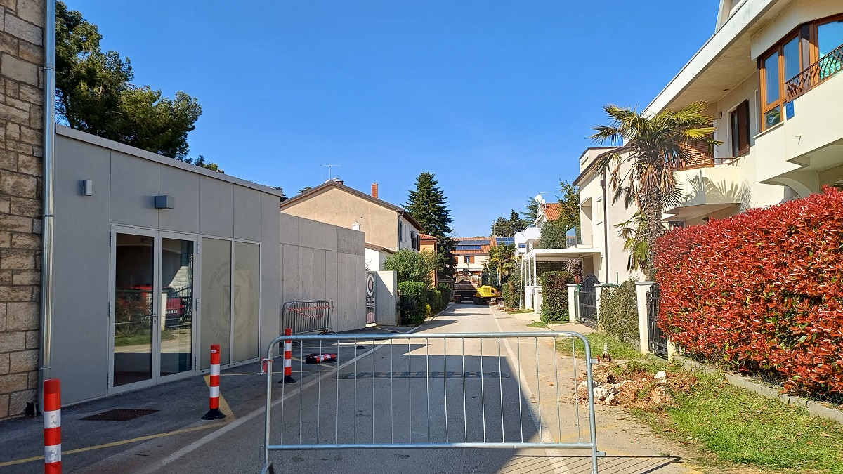 Novigrad radovi u ulici J-Dobrila