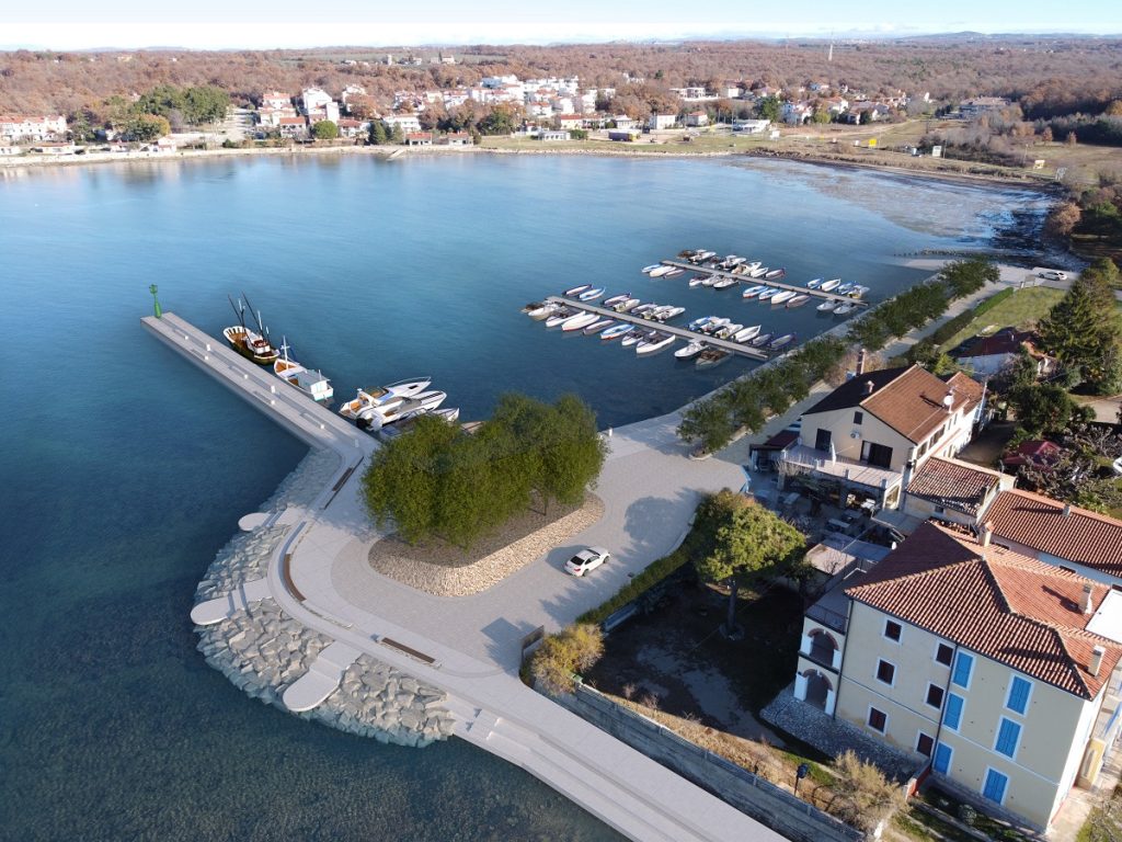 lučica Dajla panorama 1, more