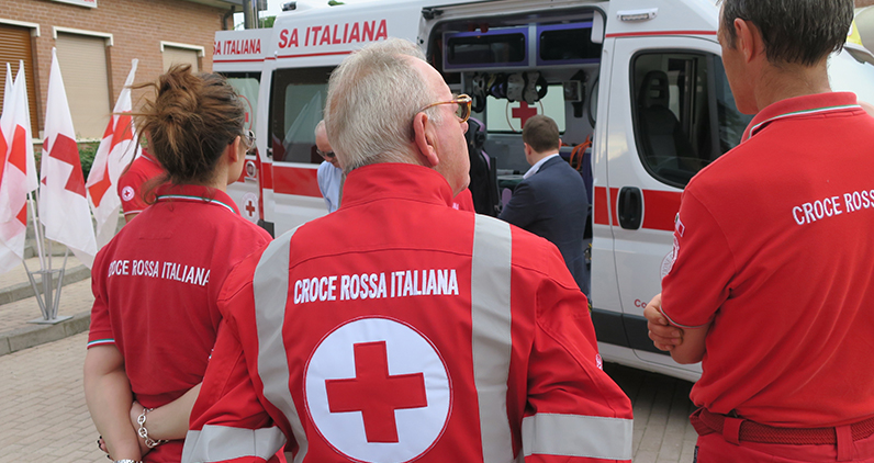 croce rossa, hitna u italiji