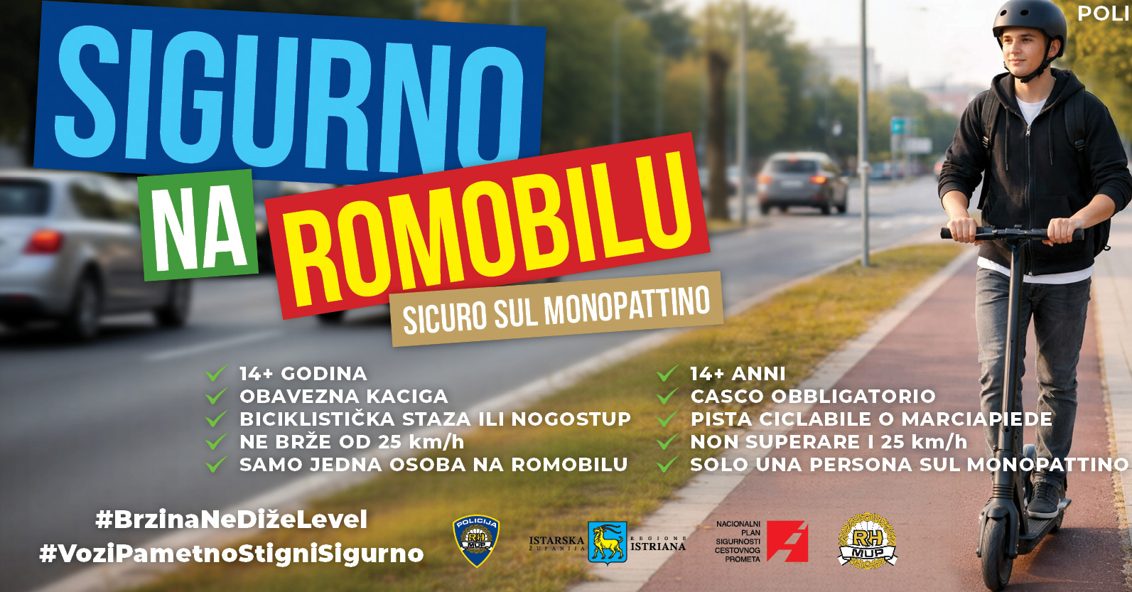 sigurno na romobilu
