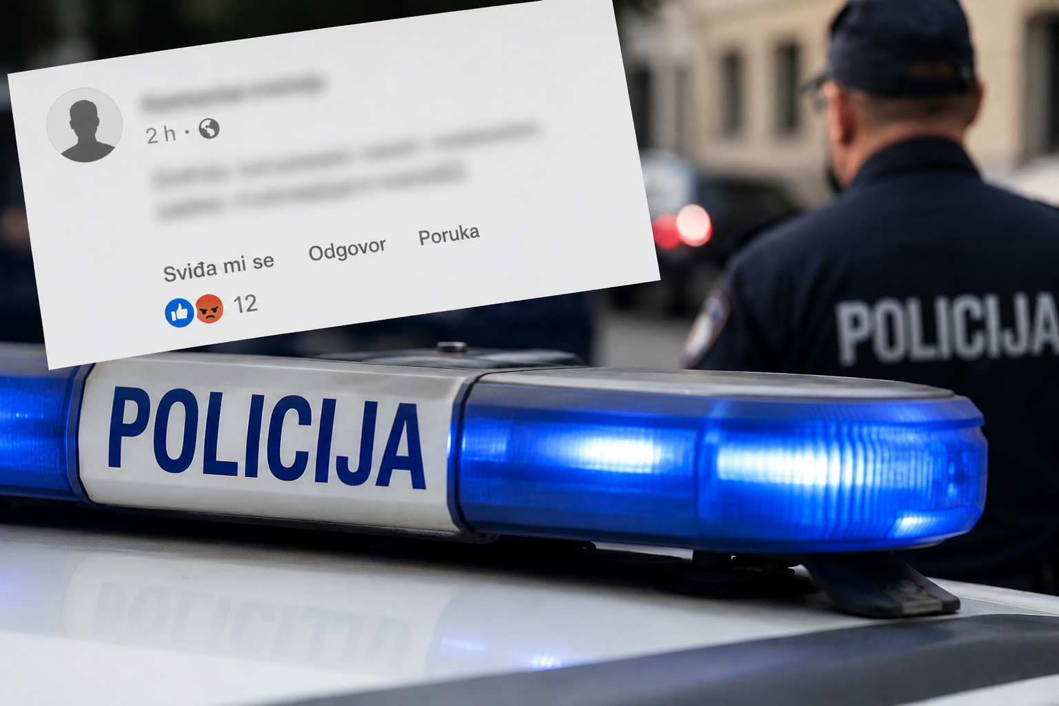 policija dru&scaron;tvene mreže komentari